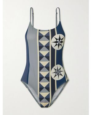 Loewe Paula's Ibiza Bedruckter Badeanzug - Blau