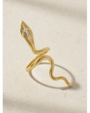 Ileana Makri Cobra 18-Karat Diamond Ring - Natural