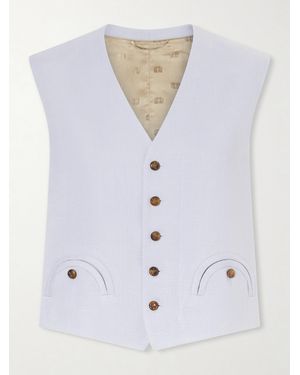 Blazé Milano Feral Canvas Vest - White