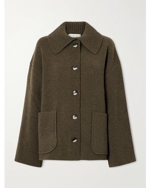 Proenza Schouler Nelly Merino Wool Jacket - Green