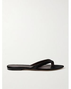 The Row Tongs En Velours Sacha - Blanc