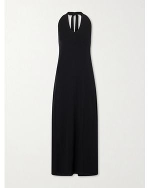 Kallmeyer Bridgette Jersey Halterneck Maxi Dress - Black