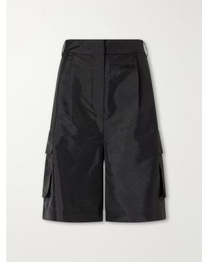 Tibi Stella Shell Shorts - Grey