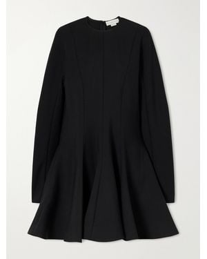 Stella McCartney Wool-Blend Cady Mini Dress - Black