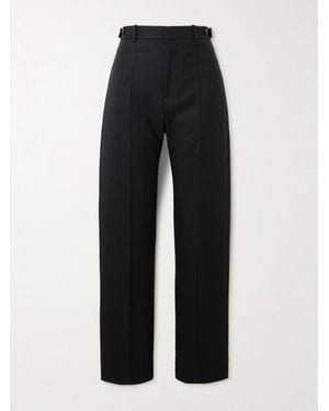 Bottega Veneta Hose Mit Geradem Bein Aus Wolle - Schwarz