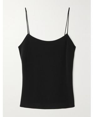 The Row Biggins Matte-Satin Camisole - Black
