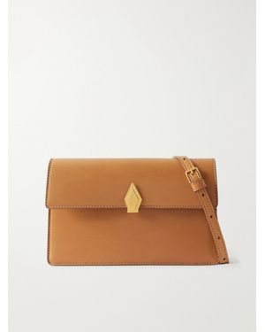 Metier Parallel 22 Small Leather Shoulder Bag - Brown