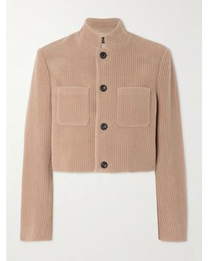Loro Piana Cashmere-Corduroy Jacket - Natural
