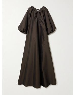 BERNADETTE George Gathered Taffeta Gown - Black