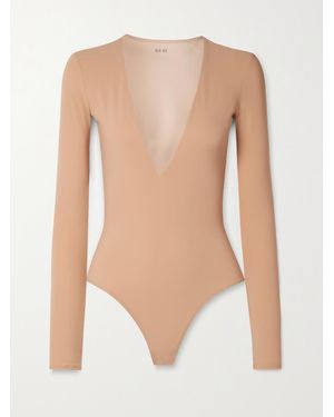 Alix Irving Stretch-Jersey Thong Bodysuit - Multicolour