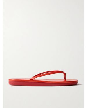 Ancient Greek Sandals Saionara Leather Flip Flops - Red