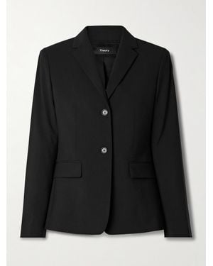 Theory Blazer Aus Einer Wollmischung - Schwarz