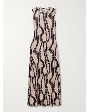 Ulla Johnson Orla Printed Lyocell-Jersey Midi Dress - White
