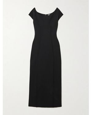 JOSEPH Foin Midikleid Aus Stretch-Strick - Schwarz