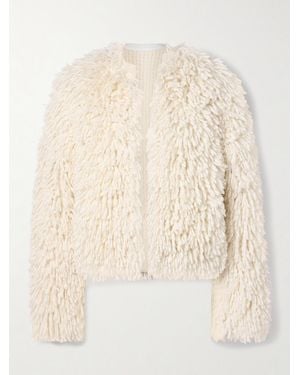 FFORME Van Merino Wool-Blend Jacket - Natural