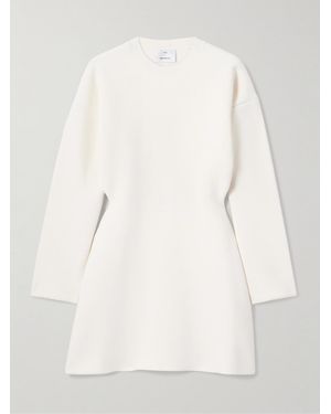 Wardrobe NYC Rhw Ponte Mini Dress - Natural