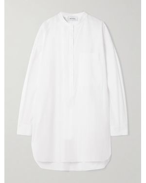 Matteau Oversized Organic Cotton-Poplin Mini Shirt Dress - White