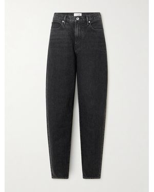 FRAME The Narrow Peg Hoch Sitzende Jeans - Schwarz