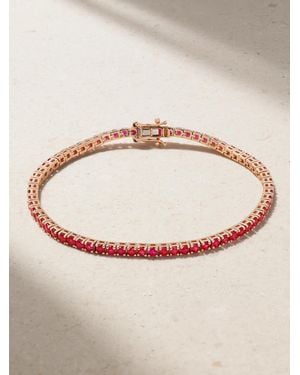 Roxanne First 14-Karat Rose Ruby Tennis Bracelet - Neutre