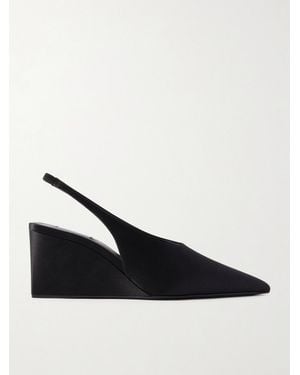 Alaïa Alaã¯A Cube Wedge Slingback Court Shoes - Black