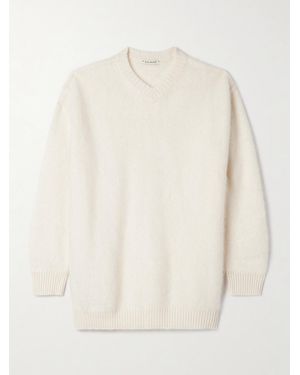 Kallmeyer Lena Brushed-Cashmere Jumper - White