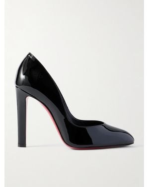 Christian Louboutin Escarpins En Cuir Verni Fannylove 100 - Noir