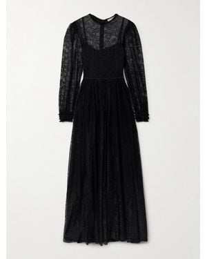 Ulla Johnson Josephine Chantilly Lace Gown - Black