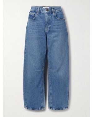 La Ligne The Megalyn High-Rise Barrel-Leg Jeans - Blue