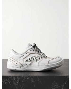 Balenciaga Hamptons Sneakers Aus Leder - Weiß