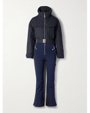 CORDOVA Eiger Skianzug Aus Einer Wollmischung Und Twill Mit Gürtel - Blau