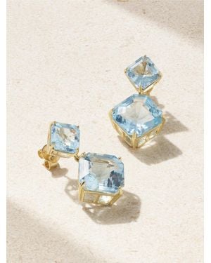 Mateo 14-Karat Topaz Earrings - Natural