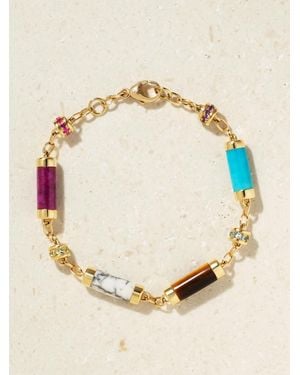 Emily P. Wheeler Collier En Or 18 Carats (750/1000) Recyclé Et Pierres Multiples Groove - Neutre
