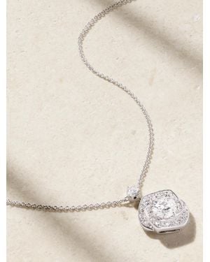 David Morris Frozen Kiss 18-Karat Diamond Necklace - Natural