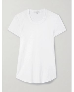 James Perse Slub Cotton-Jersey T-Shirt - White