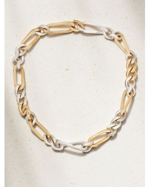 MAOR 18-Karat And Sterling Choker - Natural