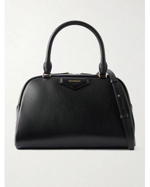 Givenchy Antigona East/West Medium Leather Shoulder Bag - Black