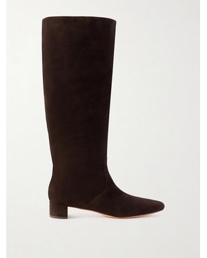 Loeffler Randall Indy Stiefel Aus Veloursleder - Braun