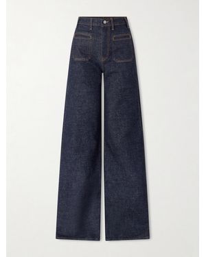 KHAITE Delmonico Hoch Sitzende Jeans Mit Weitem Bein - Blau