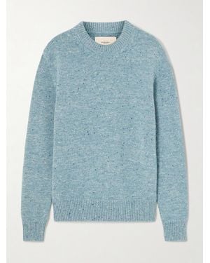 James Purdey & Sons Dorton Donegal Wool And Cashmere-Blend Jumper - Blue