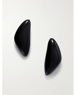 Camille Surault Dowdow Resin And Sterling Earrings - Black
