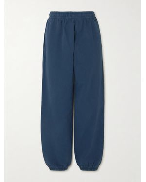 Anine Bing Pantalon De Survêtement En Jersey De Coton Karter - Bleu