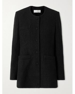 LIBEROWE Otto Wool-Blend Bouclé-Tweed Jacket - Black