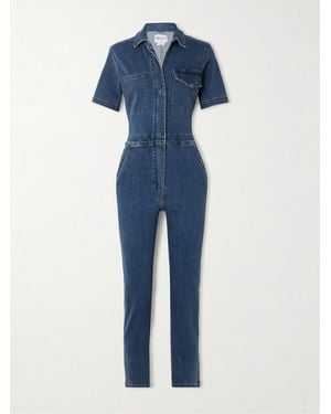 Rivet Utility Rebel Jeans-Jumpsuit - Blau
