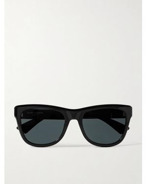 Saint Laurent Sonnenbrille Mit D-Rahmen Aus Azetat - Schwarz