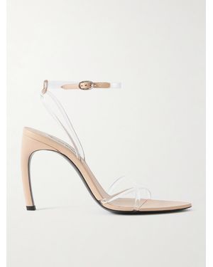 Victoria Beckham Sandalen Aus Pvc Mit Lederbesätzen - Natur
