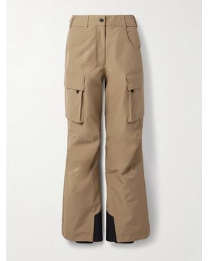 Moncler Wide-Leg Ski Pants - Natural