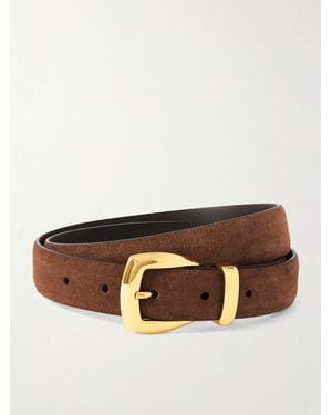 Anderson's Suede Belt - Brown