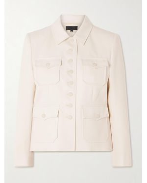 Nili Lotan Jamison Wool-Twill Jacket - Natural
