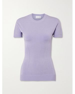 AZ FACTORY Mybody Stretch-Knit Top - Purple