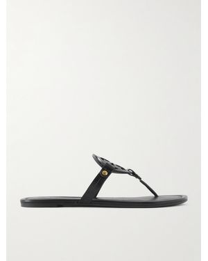 Tory Burch Mini Miller Zehensandalen Aus Leder - Schwarz